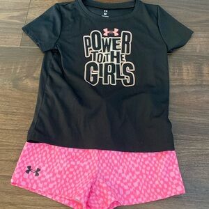 Under Armour short and skirt set